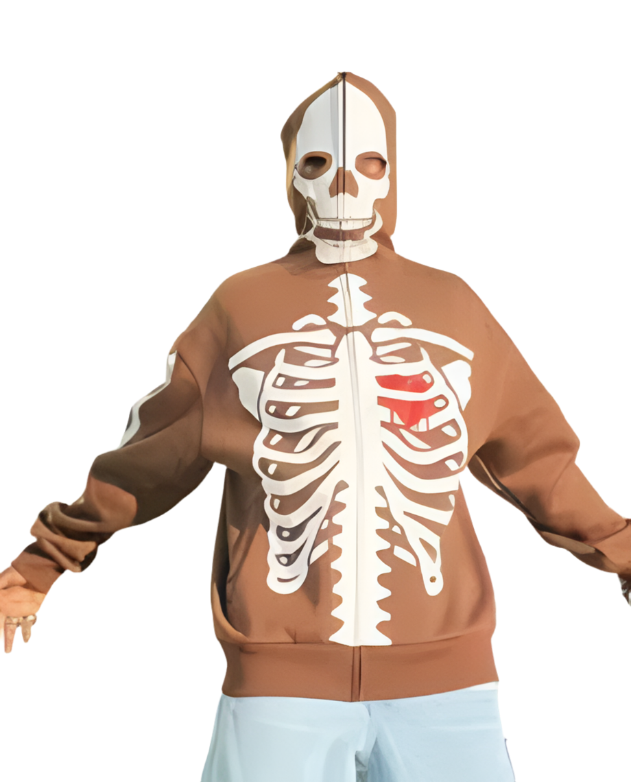 Cannabys Full Zip Skeleton Hoodie